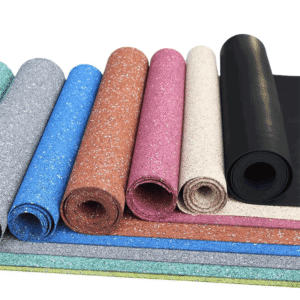 commercial gym sports rubber flooring rolls for heavy weightlifting