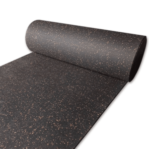 Commercial Roll Rubber Flooring, Non Slip Durable Rubber Floor for Gym & Warehouse