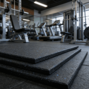 Thick Weight Room Rubber Flooring, Custom Recycled Rubber Floor Manufacturer