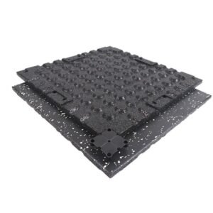 commercial gym rubber flooring shock absorption for heavy equipment