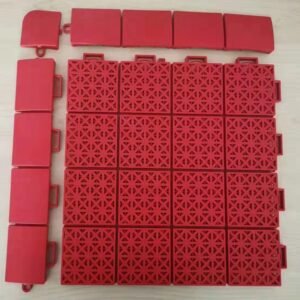 Suspended PP interlocking outdoor tiles