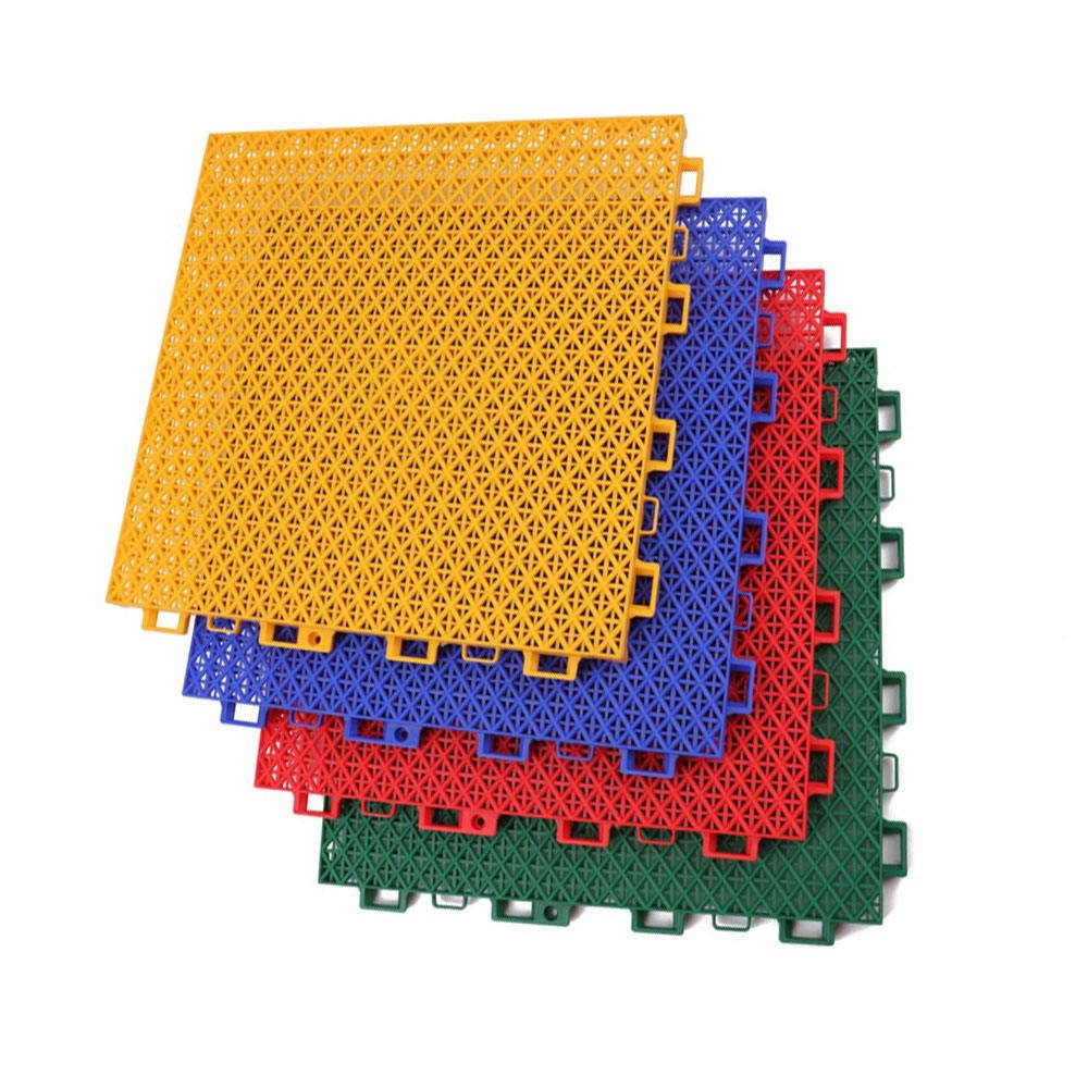 PP Interlocking Suspension Floor Tiles for Outdoor Basketball Courts – Anti-Slip & Durable